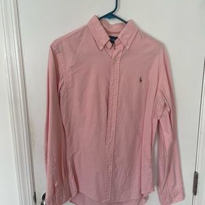 Ralph Lauren Pink dress shirt. Small